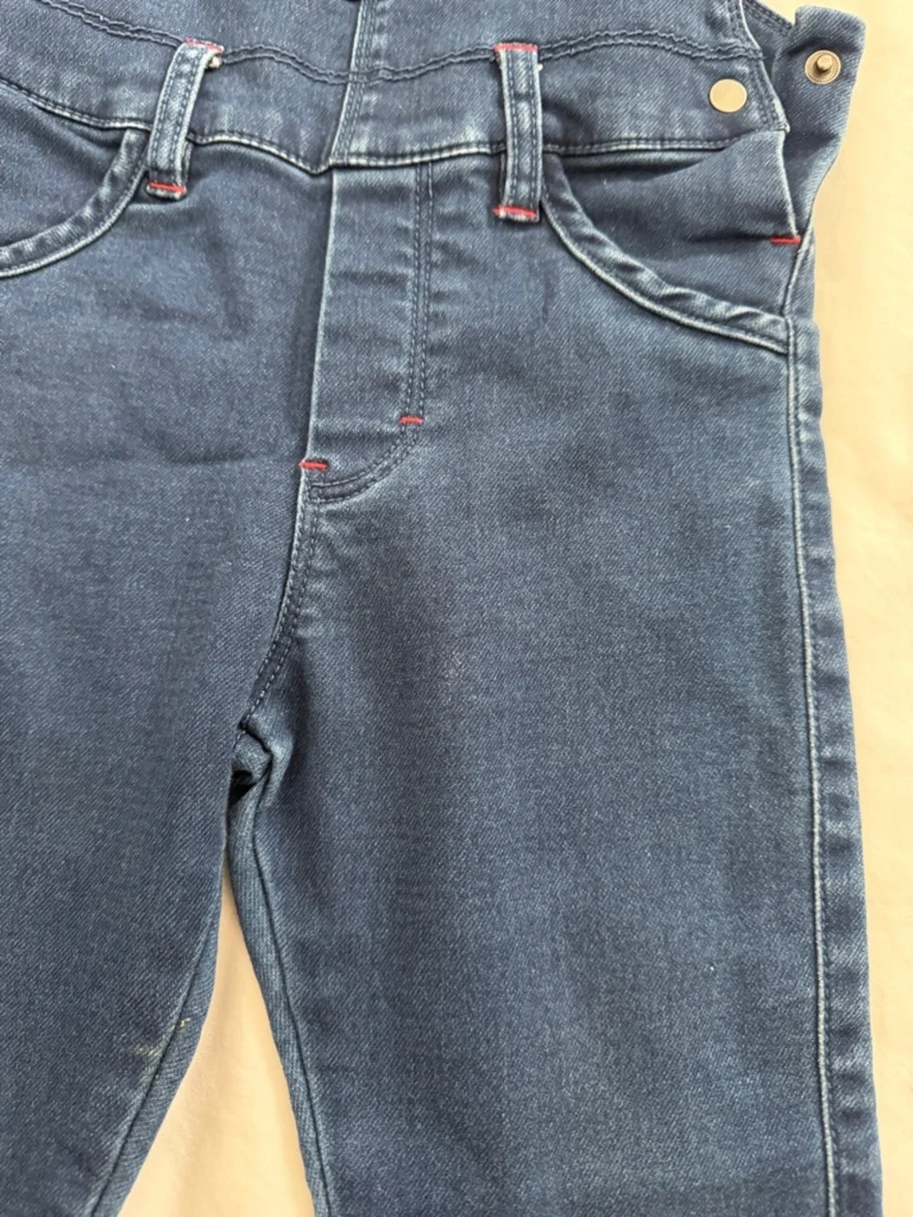 Toddler size 2T denim overalls
